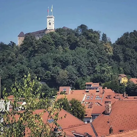 Bela & Vista Penthouse - Castle View In Old Town Liubliana