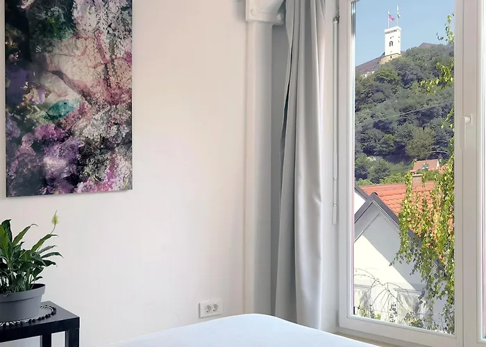 Apartment Bela & Vista Penthouse - Castle View In Old Town Ljubljana